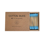 Double Headed Colored Removable Makeup Cotton Swabs