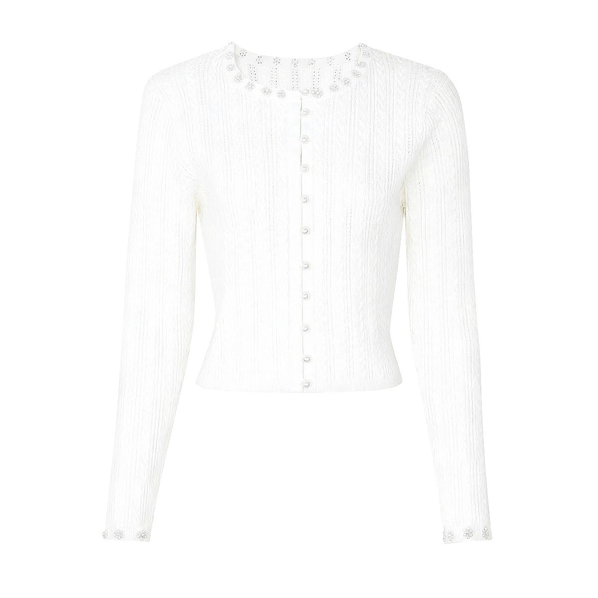 Elegant Knitted Women's Top and Dress Set | context with companion items