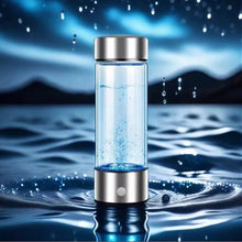 Portable Hydrogen Water Bottle with Electrolysis Base