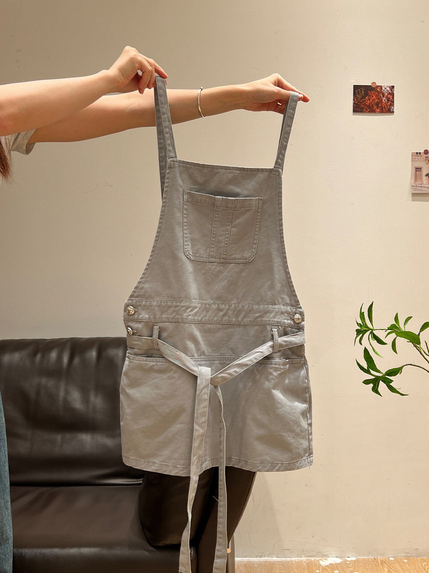Korean Style Suspender Denim Dress