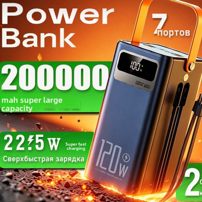 Solar Power Bank with LED Light