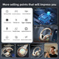 Wireless Gaming Headset with Bluetooth 5.4