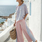 Women's Loose Fit Plaid Two-Piece Set