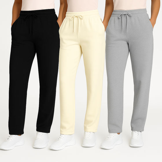 Bohemian Knit Wide Leg Lounge Pants