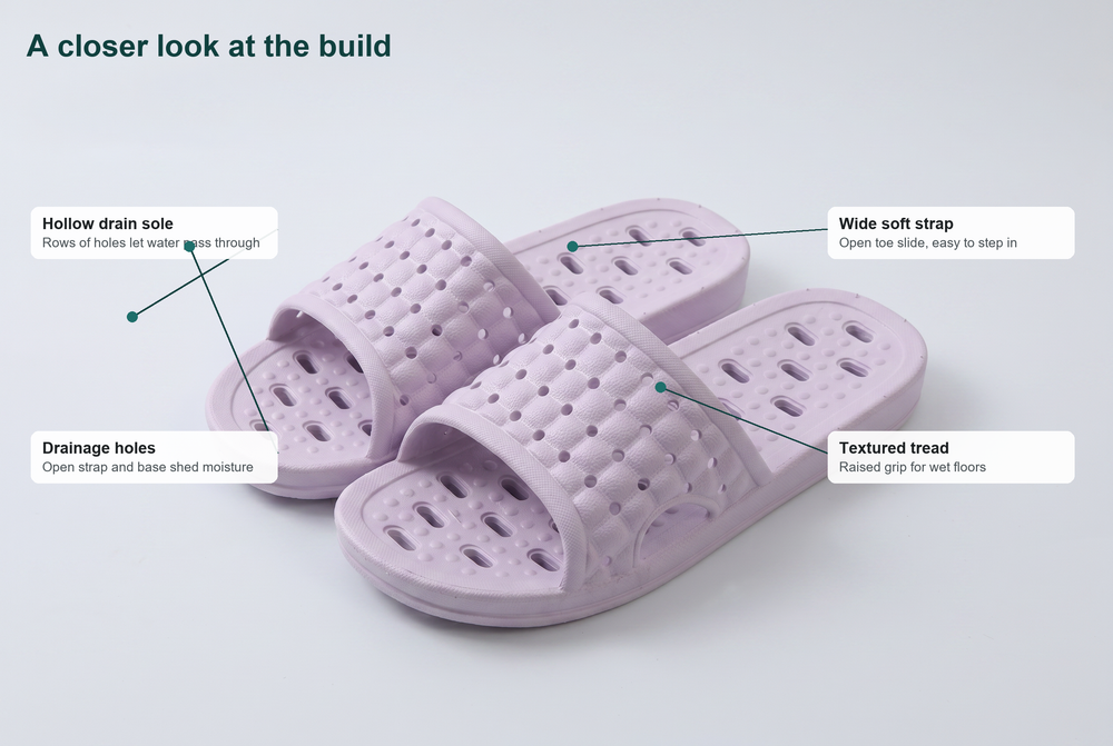 Hollow Quick-Drain Sole