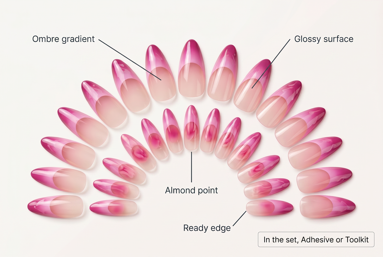 ombre-gradient-wearable-nail-tips feature breakdown