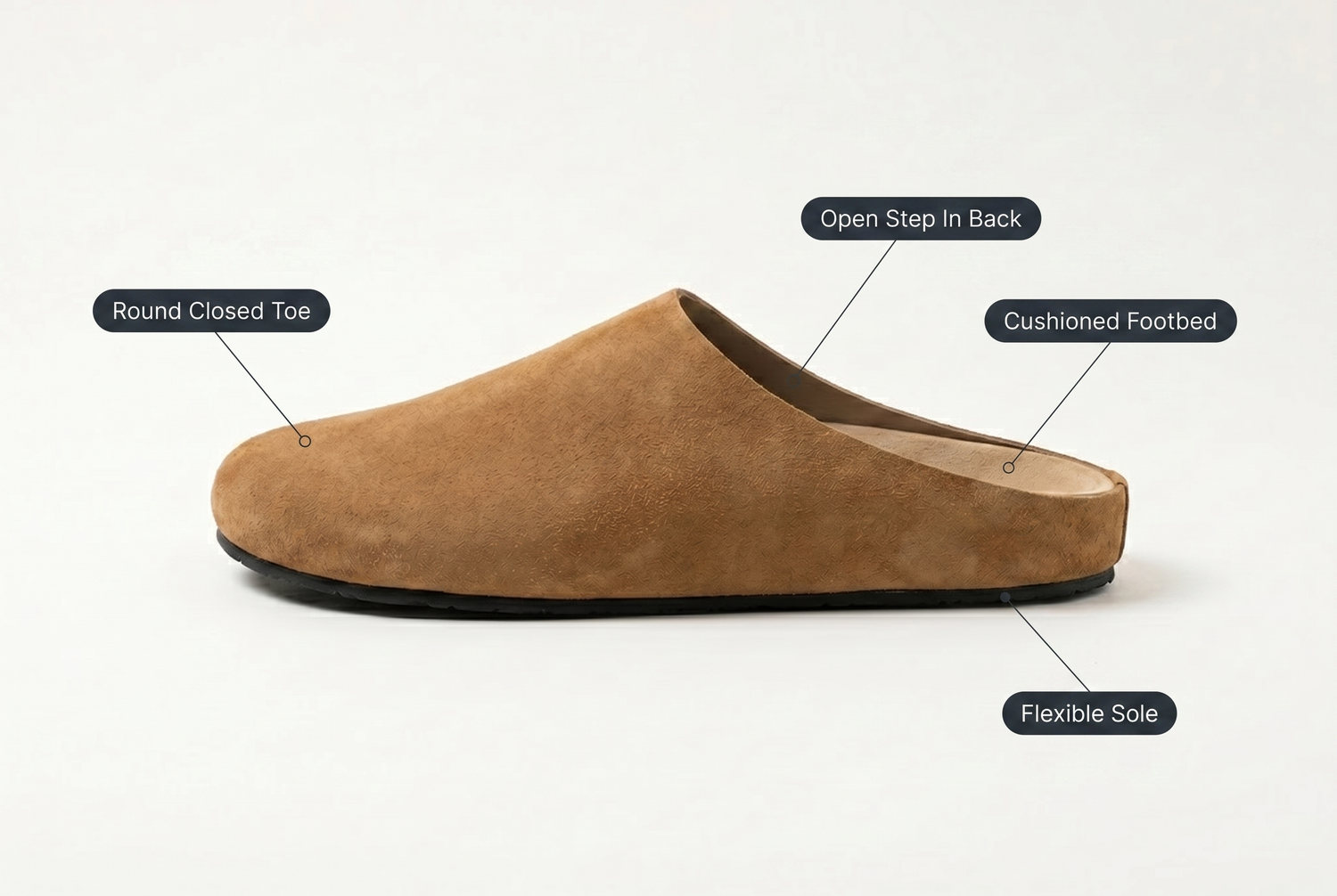 casual-round-toe-slip-on-slippers feature breakdown