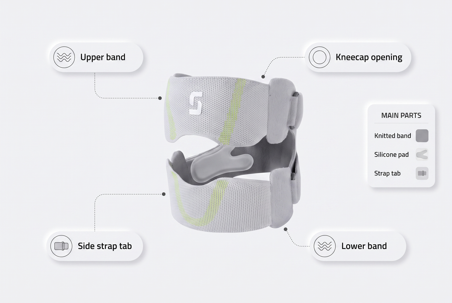 adjustable-sports-knee-pads-fitness feature breakdown