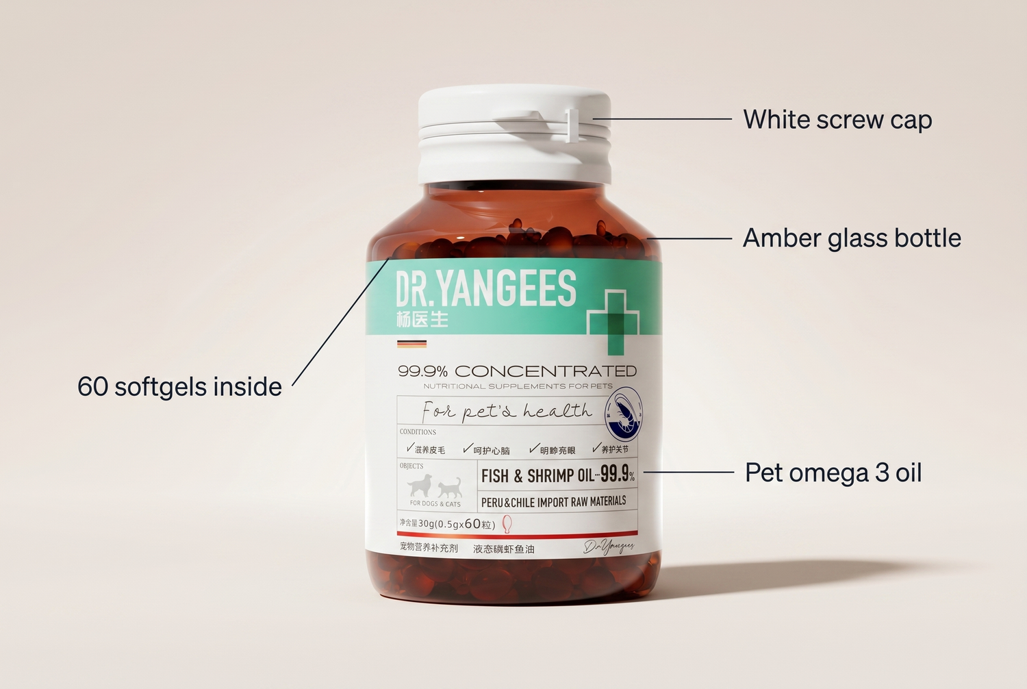 krill-deep-sea-fish-oil-capsules-for-cats-and-dogs-pet-supplement-moko feature breakdown