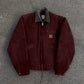 Maroon collared jacket option photo, size L
