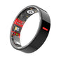 Smart ring in sizes 7 to 13 with a see through view of the inner circuit board