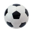 black and white block football