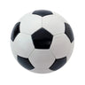 black and white block football