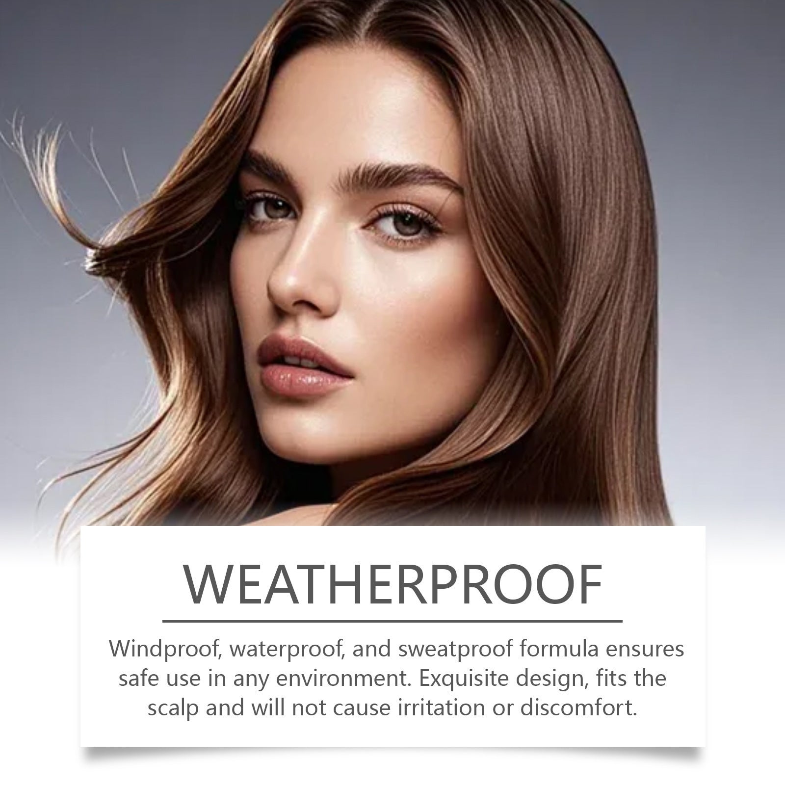 dab and go hair cover powder shown with its box in a light brown shade