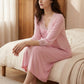 Lace Trimmed Nightgown | morning natural light styling