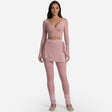 Wrap Top, Leggings and Skirt, Pink