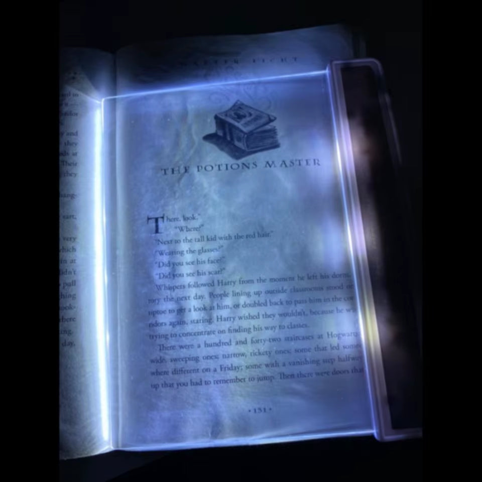 LED Book Light for Reading in Bed,Flat Panel Eye-Caring Bookmark Light,Portable Reading Lamp,Mini Night Light,Car,Travel,Gifts