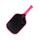Pink zip carry bag with a mesh pocket shown beside the pickleball paddles and balls