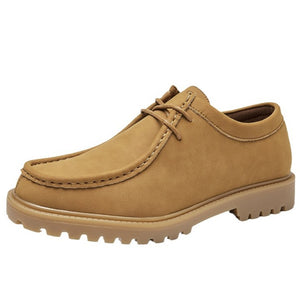 Men's Leather Derby Shoes | side profile angle shot