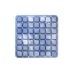 Adjustable air seat cushion for office chair, front view of the inflatable 40x40x3cm pad