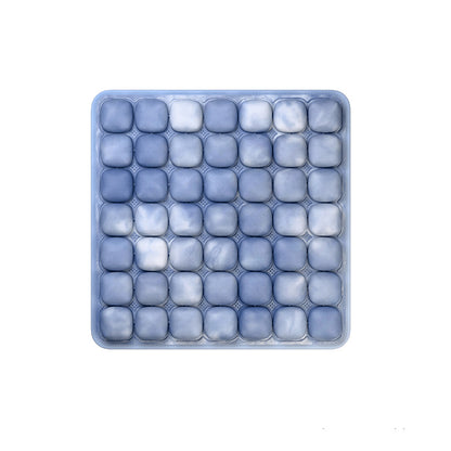 Adjustable air seat cushion for office chair, front view of the inflatable 40x40x3cm pad