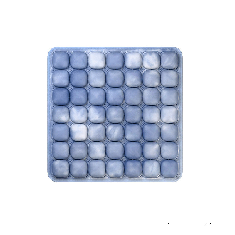 Adjustable air seat cushion for office chair, front view of the inflatable 40x40x3cm pad
