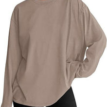 Womens Loose Fit Long Sleeve Rayon T-Shirt
