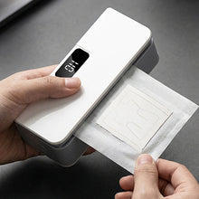 Portable Mini Heat Sealer with Digital Display for Filter Bags and Tea Bags
