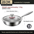 Wok 28cm With Lid