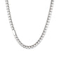 316 Stainless Steel Tennis Necklace with Zirconia