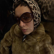 Vintage Large Oval Sunglasses