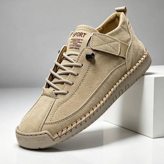 Hand-Stitched Casual Shoes Large Size
