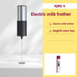 Battery ABS+StainlessKJBQ-5Frother Black