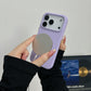 Liquid silicone magnetic iPhone case with a built in magnetic ring and matte anti fingerprint finish