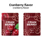 Cranberry scented cotton core sachets, front and back, Breathing and Habit branding, pack of three