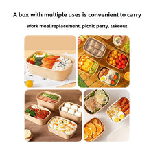Disposable Kraft Paper Lunch Box with Lid