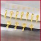 Gold-tone jewelry finding shown in a styled context view