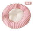 Striped Rabbit Fur Pink