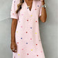 Printed dress for Casual Day, Trip, Relaxed Outing with Easy Styling | in context home setting