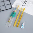Hard Bristle Yellow Hollow Minimalist
