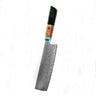 Green handle kitchen knife