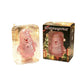 Two jelly squishy Santa squeeze toys shown in clear festive gift boxes