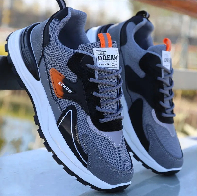 Mens Breathable Mesh Casual Sports | styled in a neutral setting