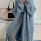 Over-the-knee sweater cardigan