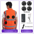 Orange 4-Hole AC Vest DC Plug PowerBank