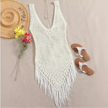 Bohemian Crochet Beach Cover-Up Top