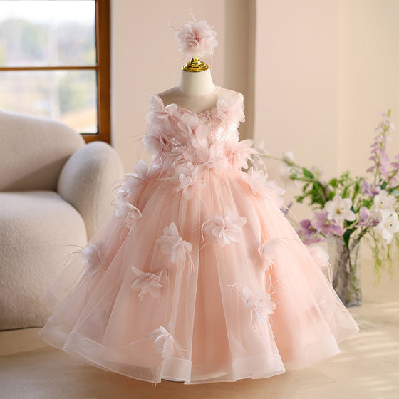 Mädchen Prinzessinnen-Festkleid