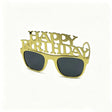 Happy Birthday Square Gold Plated