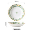 Green Bud 8-inch deep plate