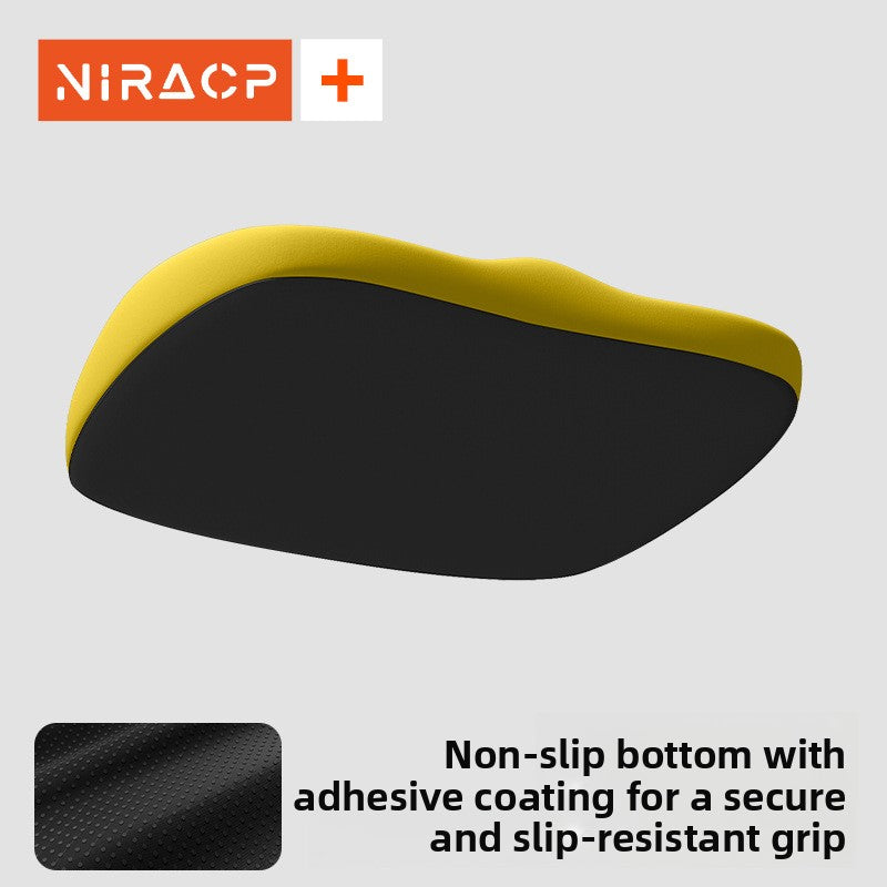 Close up of the smooth molded cushion surface and rounded edge